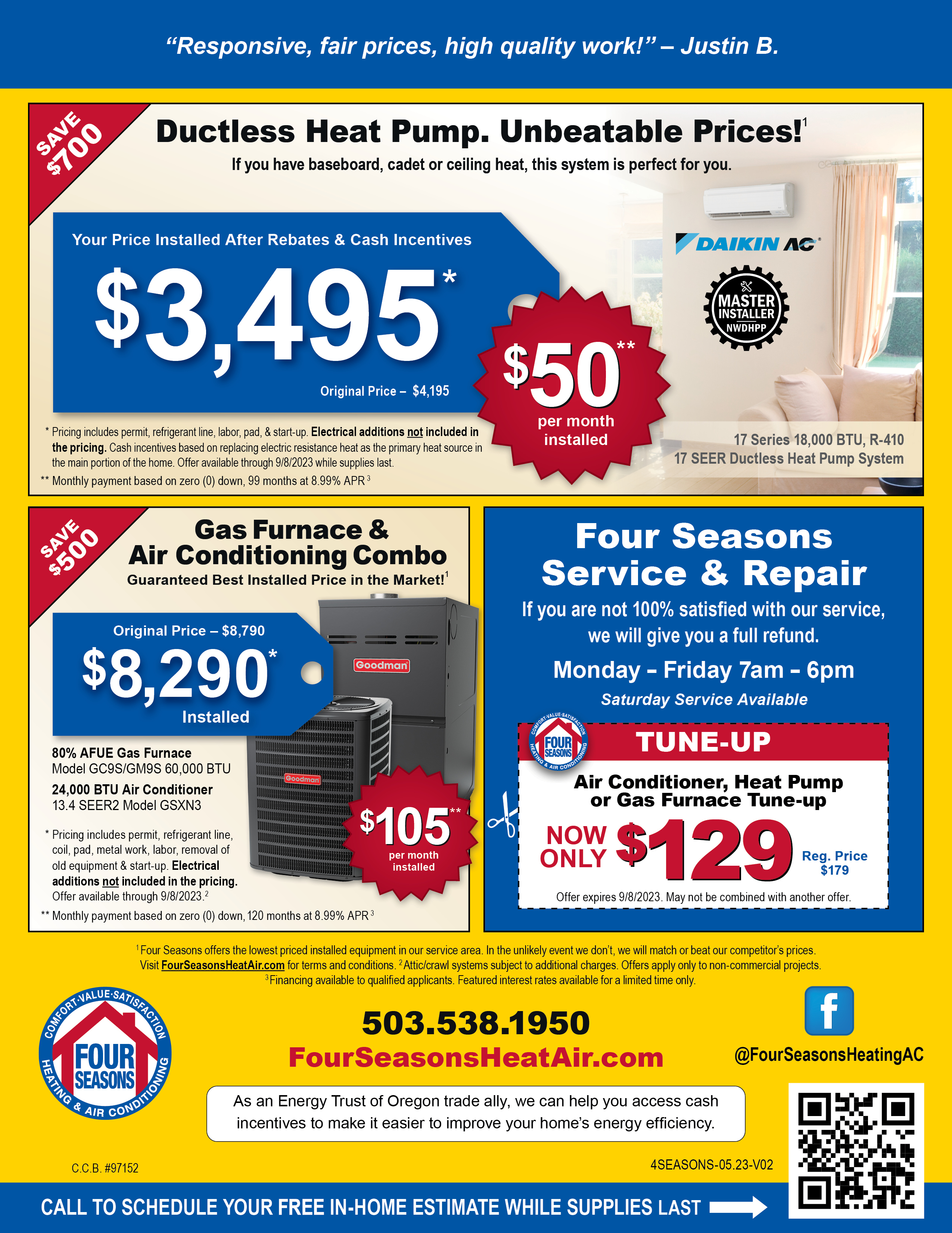 new furnace and ac deals